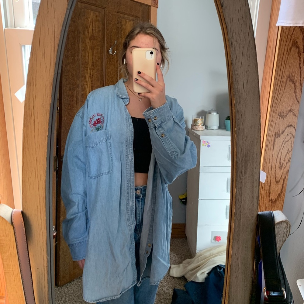 denim button up